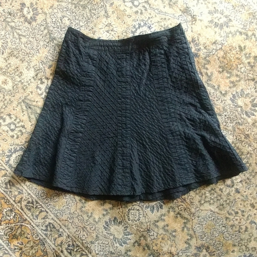 Unique black skirt